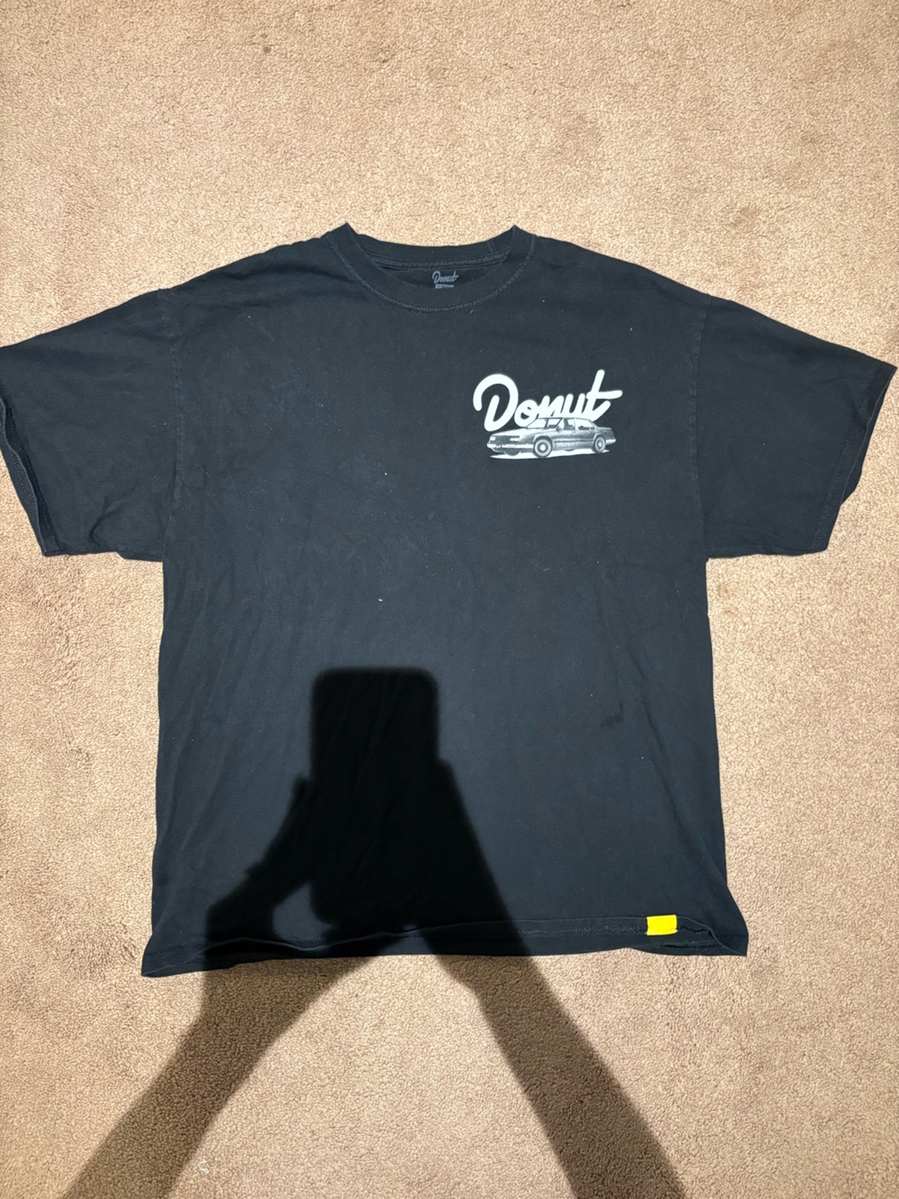 Donut Classic Black Graphic Tee - Men size xl